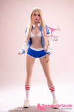 Funwest Eudora 159cm Aカップ #031ヘッド TPE製リアルラブドール - 画像 (4)