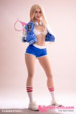 Funwest Eudora 159cm Aカップ #031ヘッド TPE製リアルラブドール - 画像 (5)