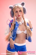 Funwest Eudora 159cm Aカップ #031ヘッド TPE製リアルラブドール - 画像 (7)