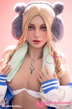 Funwest Eudora 159cm Aカップ #031ヘッド TPE製リアルラブドール - 画像 (10)