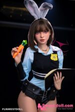 Funwest Eudora 157cm Cカップ #031ヘッド TPE製リアルラブドール - 画像 (3)