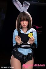Funwest Eudora 157cm Cカップ #031ヘッド TPE製リアルラブドール - 画像 (5)