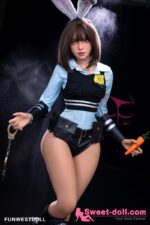 Funwest Eudora 157cm Cカップ #031ヘッド TPE製リアルラブドール - 画像 (7)