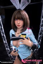 Funwest Eudora 157cm Cカップ #031ヘッド TPE製リアルラブドール - 画像 (14)