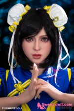 Funwest Lucy.B 155cm Fカップ #032ヘッド TPE製リアルラブドール - 画像 (4)