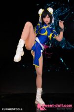 Funwest Lucy.B 155cm Fカップ #032ヘッド TPE製リアルラブドール - 画像 (6)