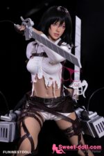 Funwest Chloe 159cm Aカップ #035ヘッド TPE製リアルラブドール - 画像 (12)
