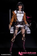 Funwest Chloe 159cm Aカップ #035ヘッド TPE製リアルラブドール - 画像 (27)