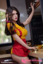 Funwest Zoey 155cm Fカップ #034ヘッド TPE製リアルラブドール - 画像 (6)