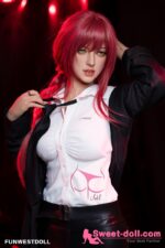 Funwest Chloe 162cm Fカップ #035ヘッド TPE製リアルラブドール - 画像 (14)
